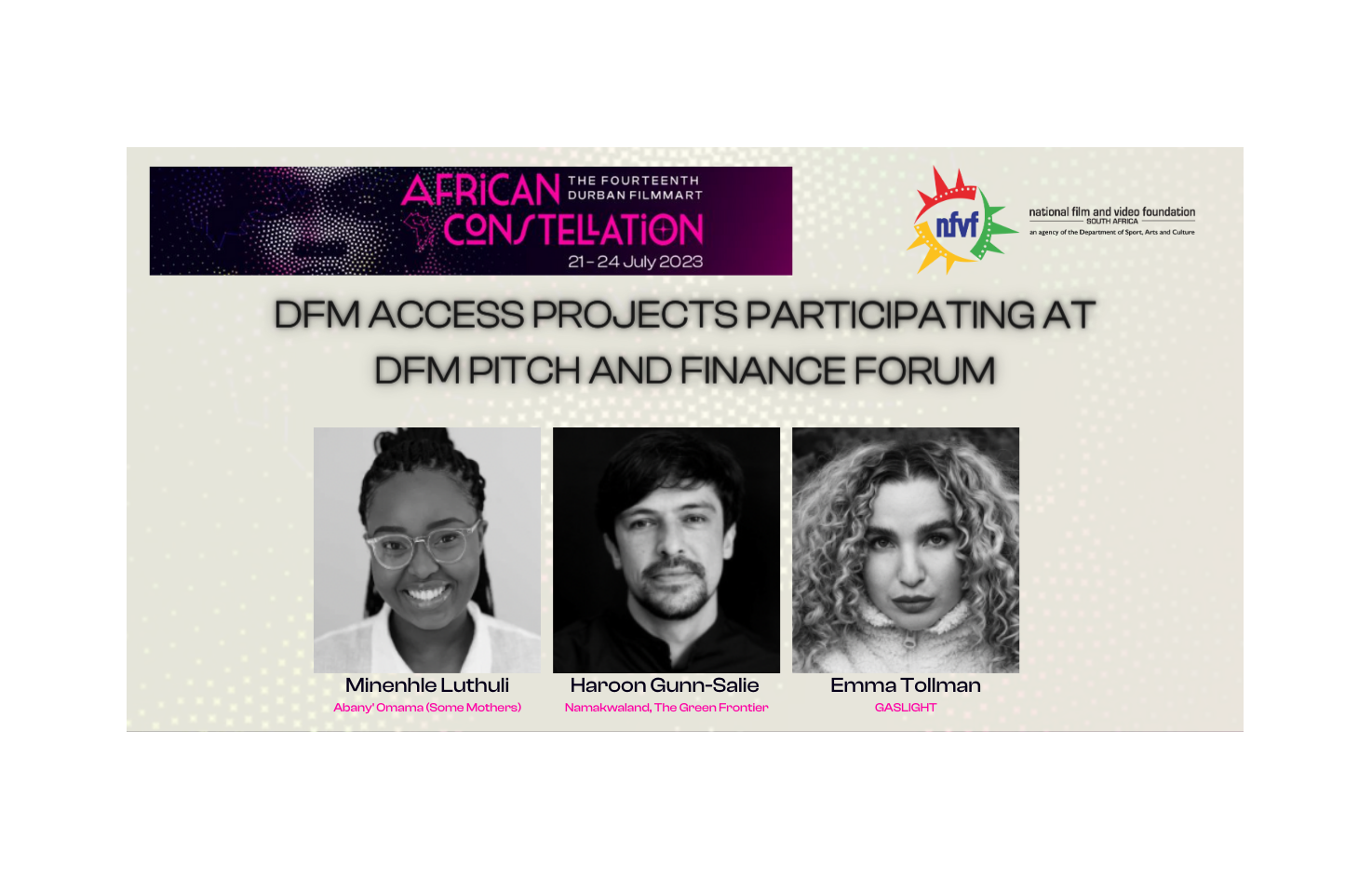 Durban FilmMart Institute Announces DFM Access Projects Selected To durban-filmmart-institute-announces-dfm-access-projects-selected-to